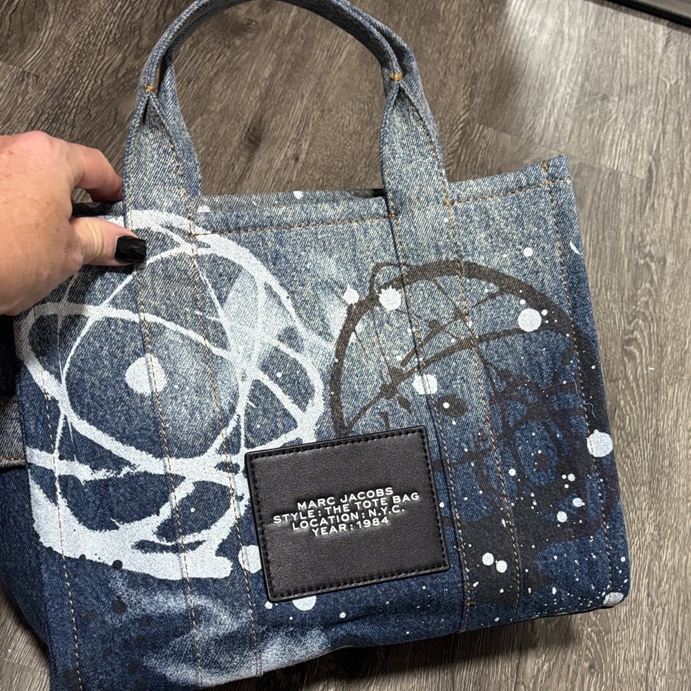 Marc Jacobs Futura Denim Medium Tote - Picture 4 of 4
